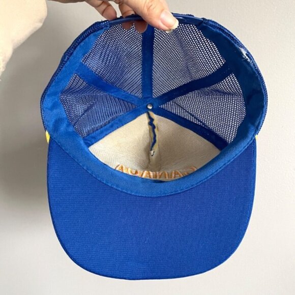 Vintage CANADA Blue Foam Truckers Cap - O/S, Unisex 🇨🇦 - Picture 5 of 8